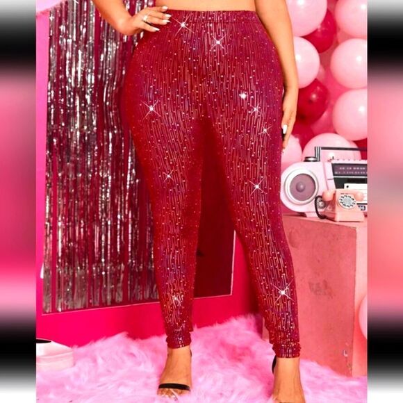 Sexy Plus Star Pattern Leggings sz 3x - Picture 7 of 10